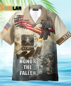 US Army Veteran Honor The Fallen Hawaiian Shirt