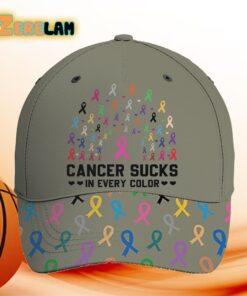 Unisex Cancer Sucks In Every Color Hat