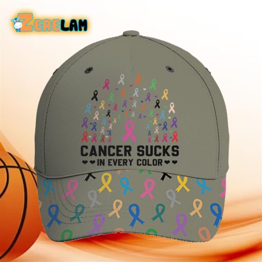 Unisex Cancer Sucks In Every Color Hat