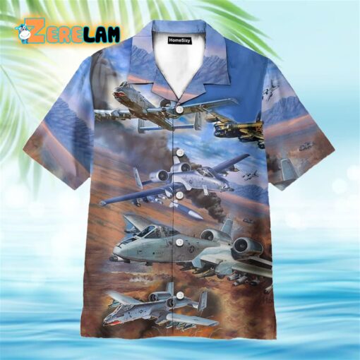 United States Air Force Fairchild Republic Hawaiian Shirt