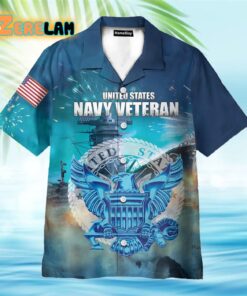 US Navy Veteran Hawaiian Shirt