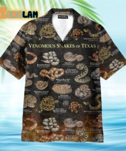 Venomous Snakes Of Texas Hawaiian Shirt