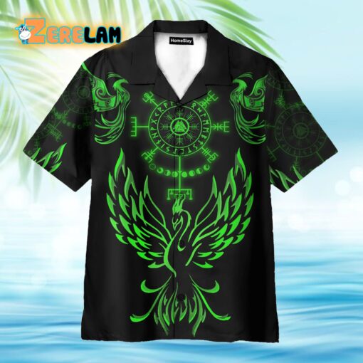 Viking Phoenix Vegvisir Hawaiian Shirt