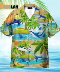 Vintage Coconut Tree Hawaiian Shirt
