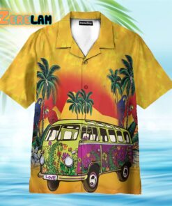 Vintage Hippie Bus Hawaiian Shirt