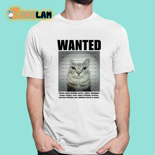 Wanted Serious Crimes Shirt