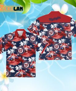 Washington Nationals Tropical Hawaiian Shirt