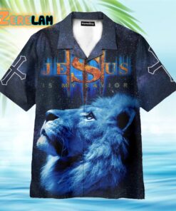 Way Maker Blue Lion Hawaiian Shirt