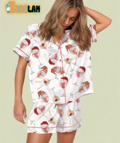 Wine Holiday Pajama Set 1