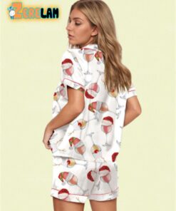 Wine Holiday Pajama Set 2 2