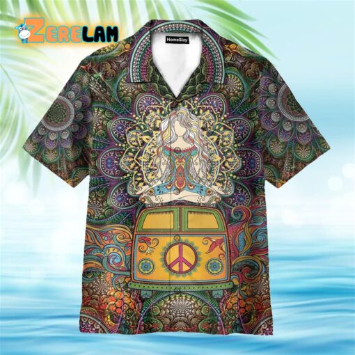 World Of Hippie And Yoga Hawaiian Shirt
