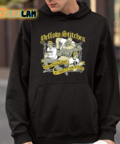 Yellow Stitches Fatman Pulls A Knife So I Guess Its Time To Leave Shirt 4 1