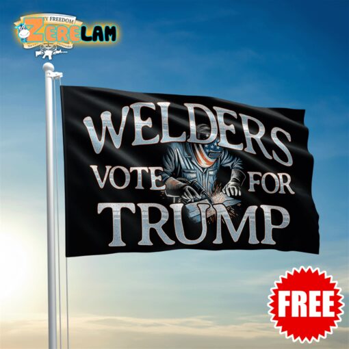 Welders Vote For Trump Flag