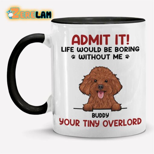 Admit Life Would Be Boring Without Buddy Your Tine Overlord Mug