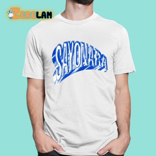Alvarodiaz Sayonara Metallic Logo Shirt