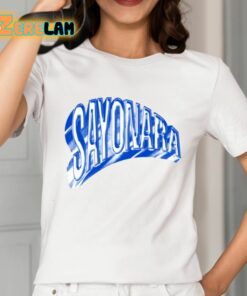 Alvarodiaz Sayonara Metallic Logo Shirt 2 1