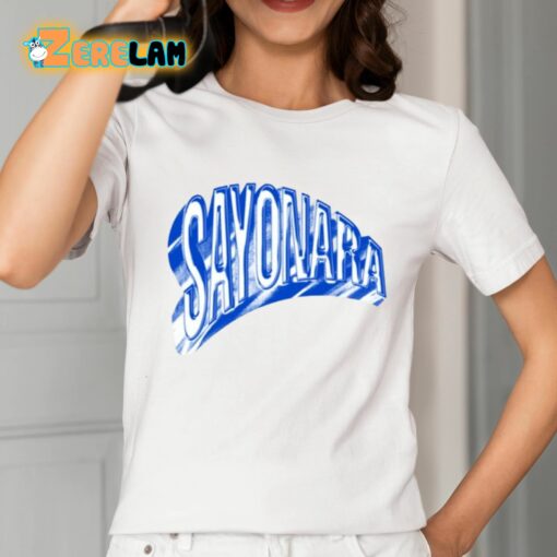 Alvarodiaz Sayonara Metallic Logo Shirt