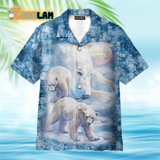 Amazing Polar Bear Tropical Hawaiian Shirt