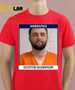 Arrested Scottie Scheffler Mugshot Shirt 8 1