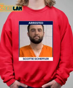 Arrested Scottie Scheffler Mugshot Shirt 9 1