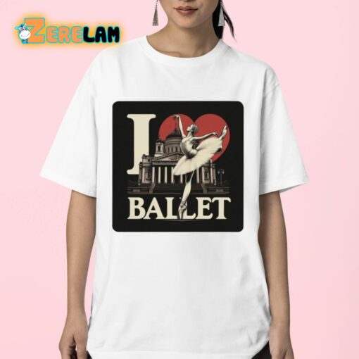 Artelize I Love Ballet Shirt