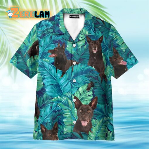 Australian Kelpie Tropical Style Hawaiian Shirt