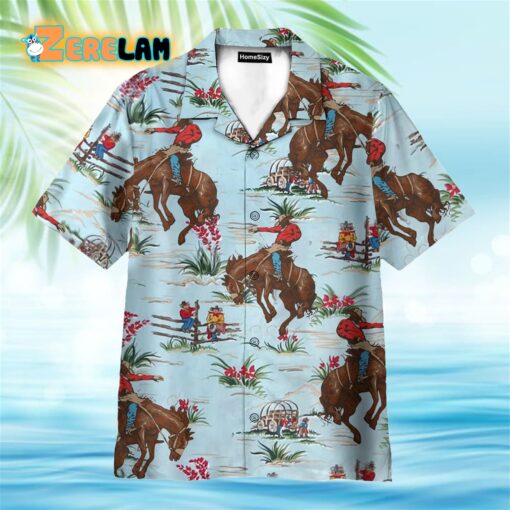 Bold Awesome Cowboy Hawaiian Shirt