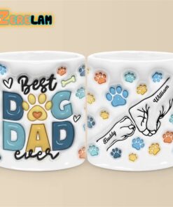 Best Dog Dad Ever Inflated Mug Father Day