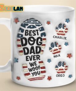 Best Dog Dad Ever We Woor You Mug Father Day