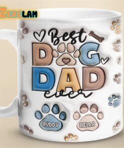 Best Fur Dad Ever Inflated Mug Father Day