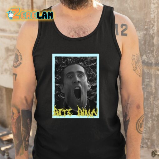 Bite Down Nicolas Cage Shirt