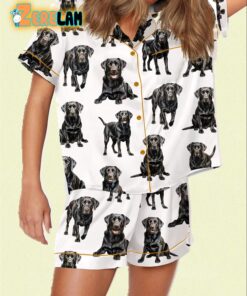 Black Labrador Pajama Set