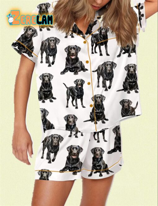 Black Labrador Pajama Set