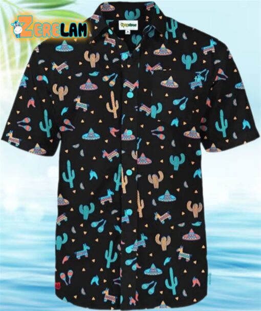 Black Midnight Fiesta Hawaiian Shirt