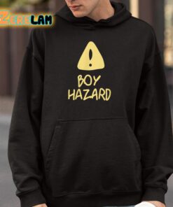 Boy Hazard Warn Sign Shirt 4 1