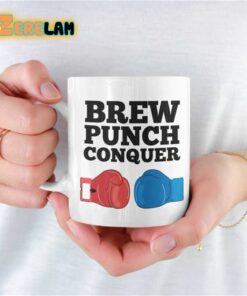 Brew Punch Conquer Boxing Mug Father Day