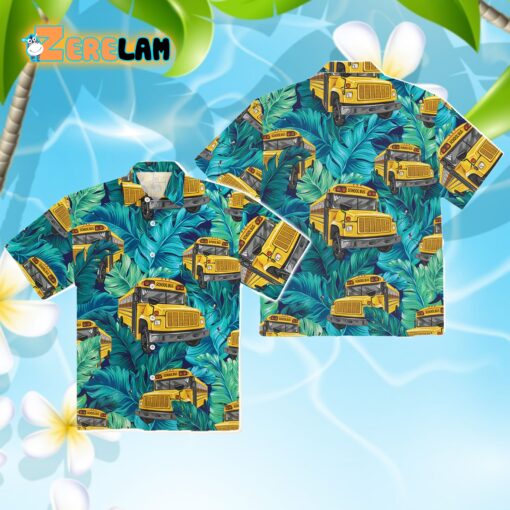 Bus Driver Tropical Hawaiian Shirt
