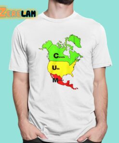 Canada Usa Mexico Map Shirt 1 1