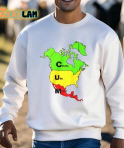Canada Usa Mexico Map Shirt 3 1