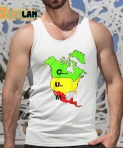 Canada Usa Mexico Map Shirt 5 1