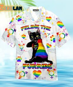 Cat Feline The Purride Hawaiian Shirt