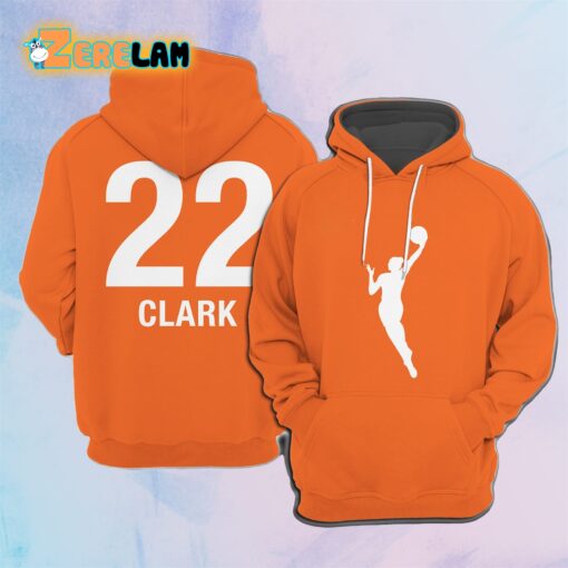 Clark Indiana Fever Orange Hoodie