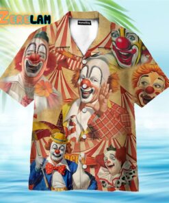 Clown Funny Happy Hawaiian Shirt