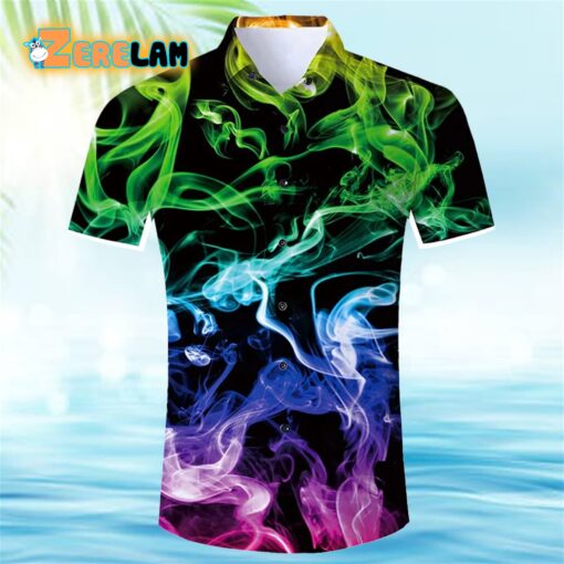 Colorful Smoke Hawaiian Shirt