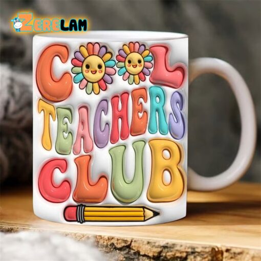 Cool Teacher Club Inflated Mug