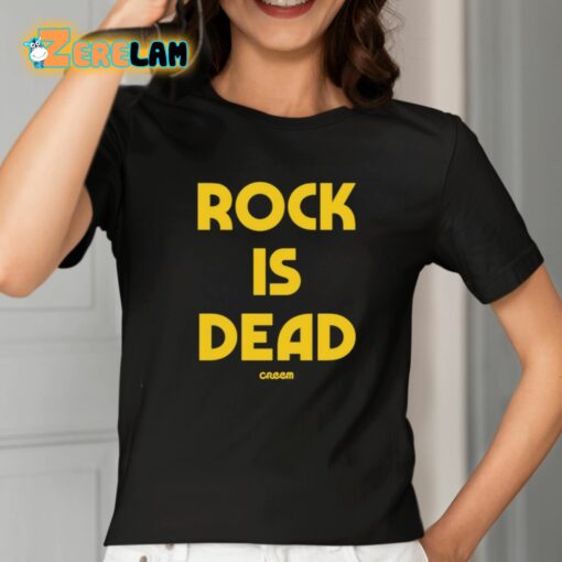 Creem Rock Is Dead Shirt