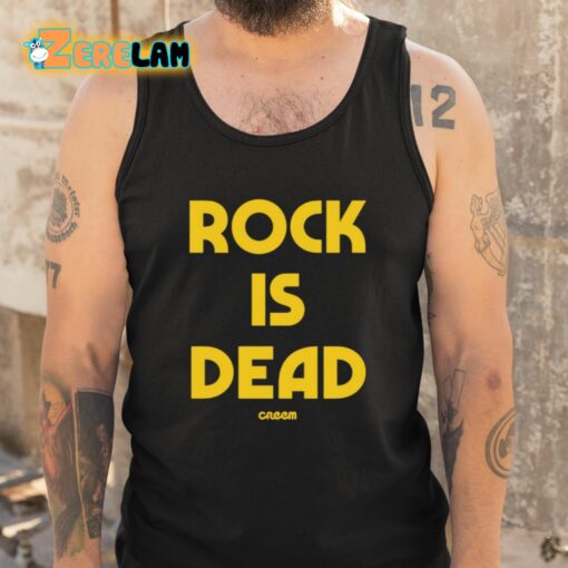 Creem Rock Is Dead Shirt