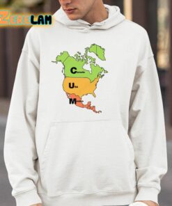 Cum Map Canada USA And Mexico Shirt 4 1