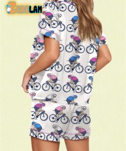 Cycling Tour Of Italy Pajama Set 2