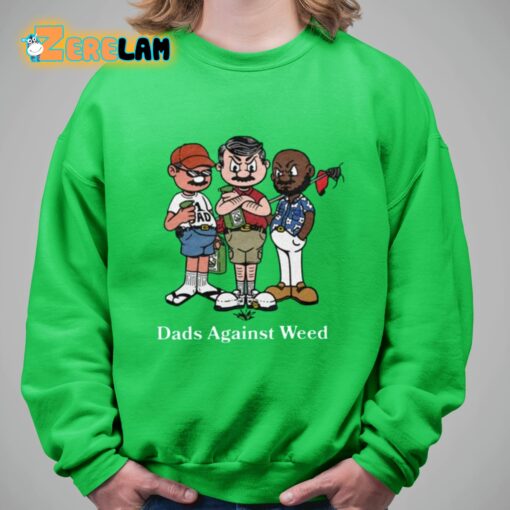 Dads Against Weed Cartoon Shirt